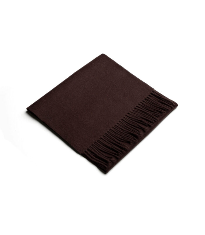 Deep Ocean Blue Cashmere Scarf - Luxurious Feel