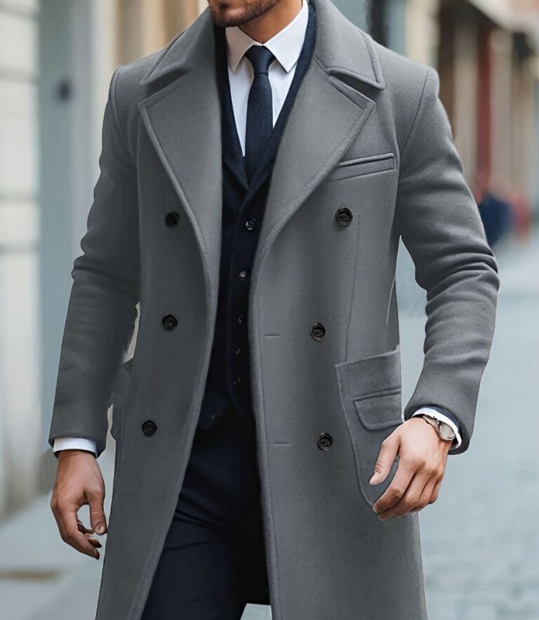 Double-Breasted Overcoat