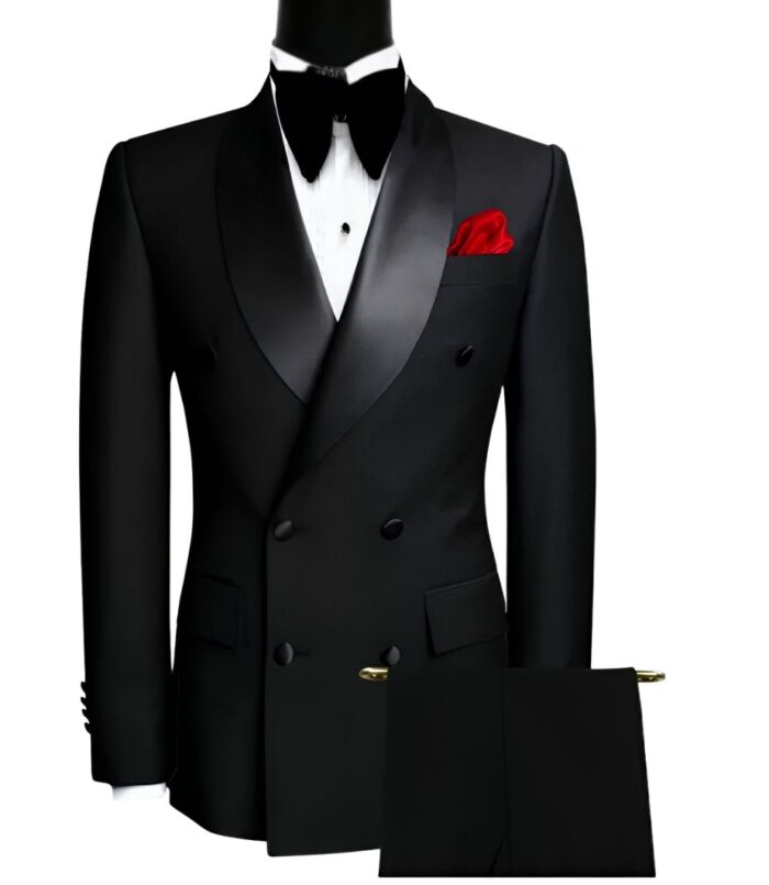 Double Breasted Shawl Lapel Tuxedo