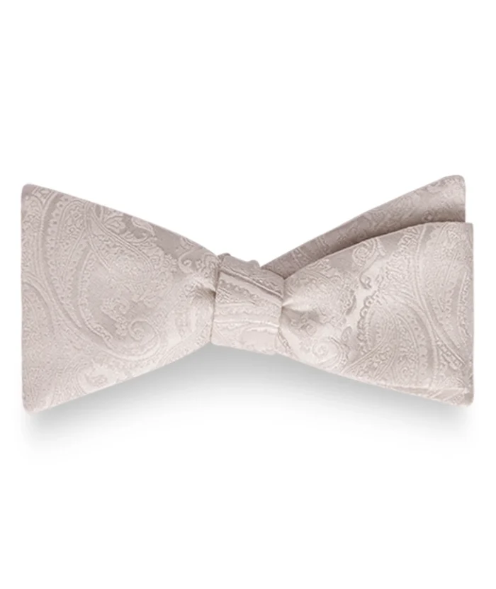 Silk jacquard bow tie