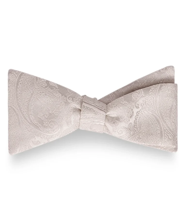 Silk jacquard bow tie