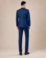Bright Navy Blue Three-Piece Suit - Image 4