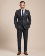 Charcoal Grey Flannel Suit - Image 2