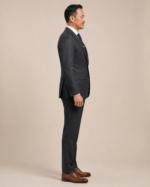 Charcoal Grey Flannel Suit - Image 3