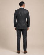 Charcoal Grey Flannel Suit - Image 4