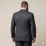 Charcoal Grey Subtle Paisley Suit - Image 4