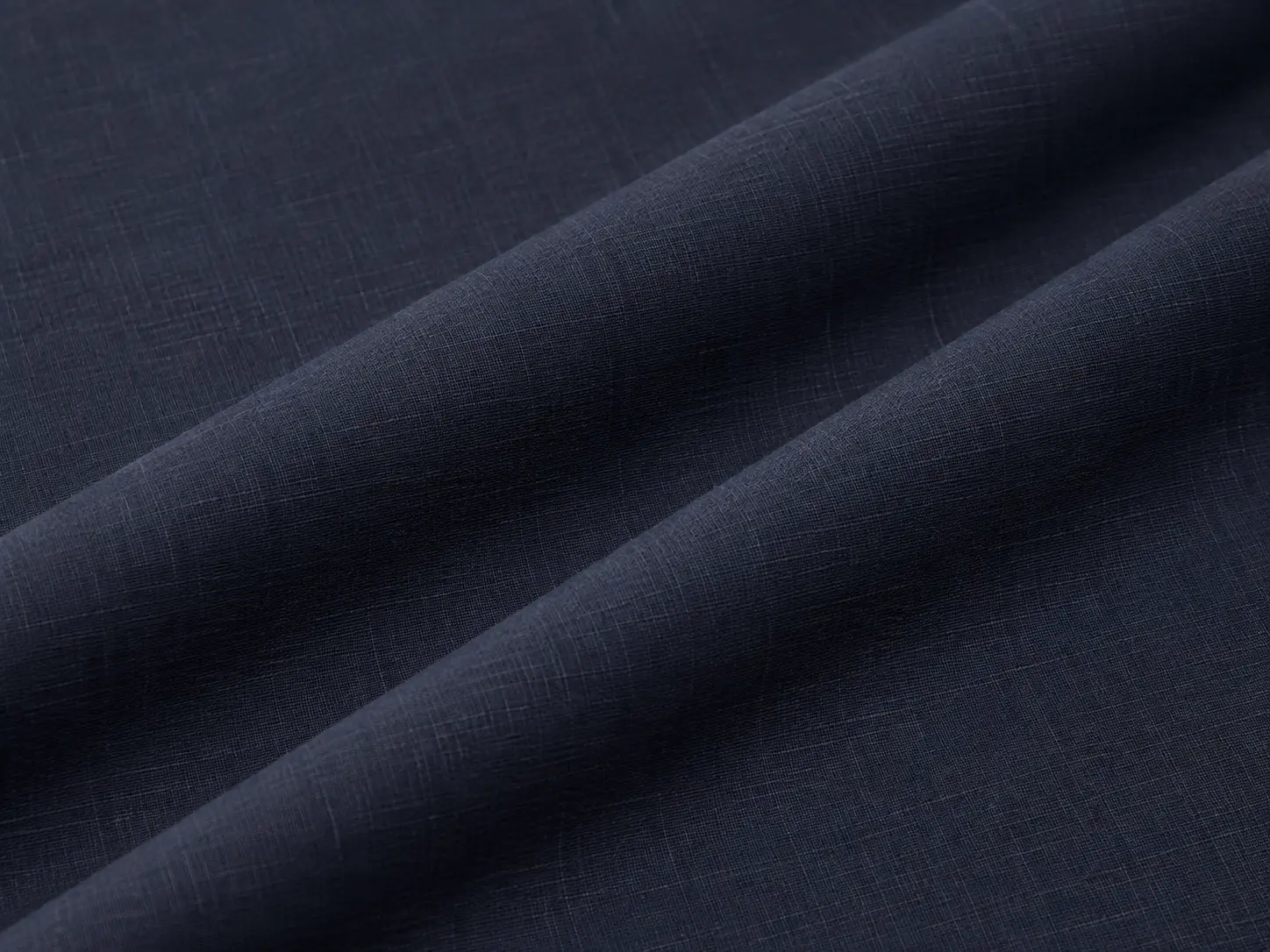 Dark Blue Linen Fabric