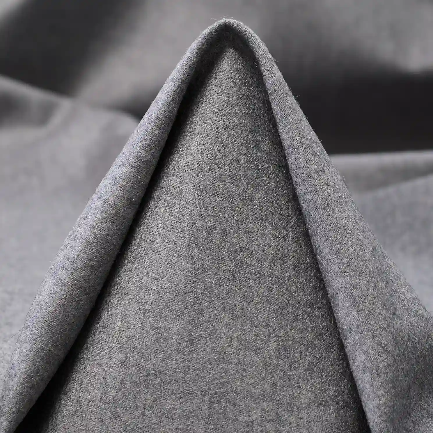 Medium Heather Grey Wool