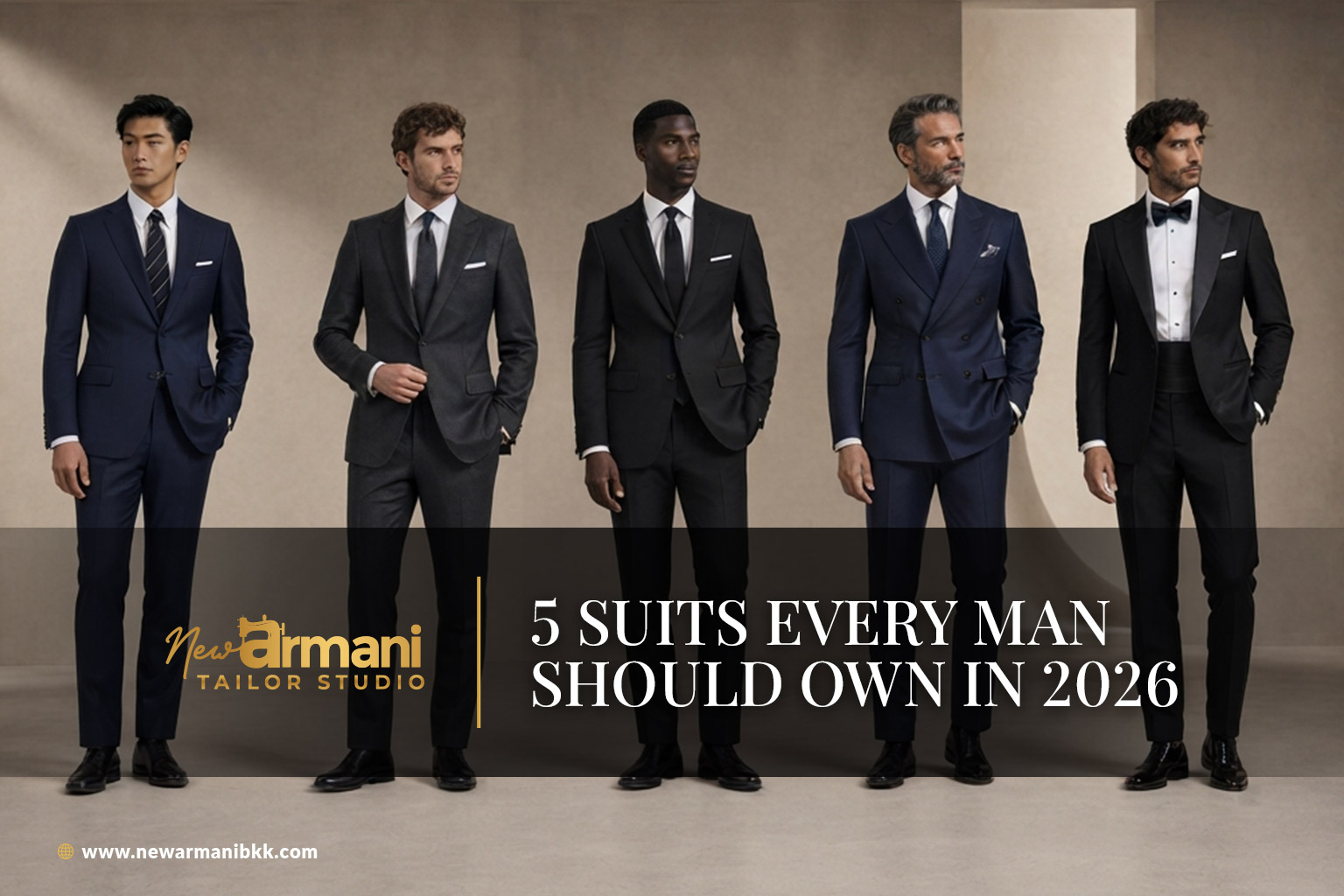 5 Suits Every Man Should Own in 2026