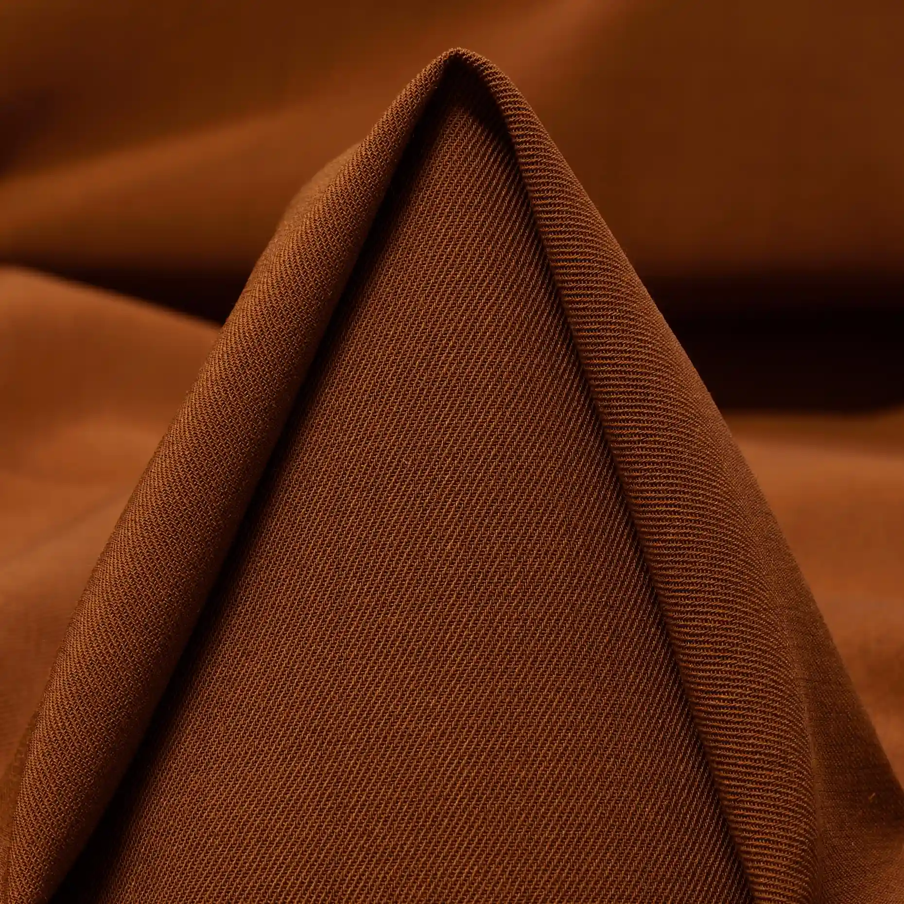Rich Rust Brown/ Cognac Wool