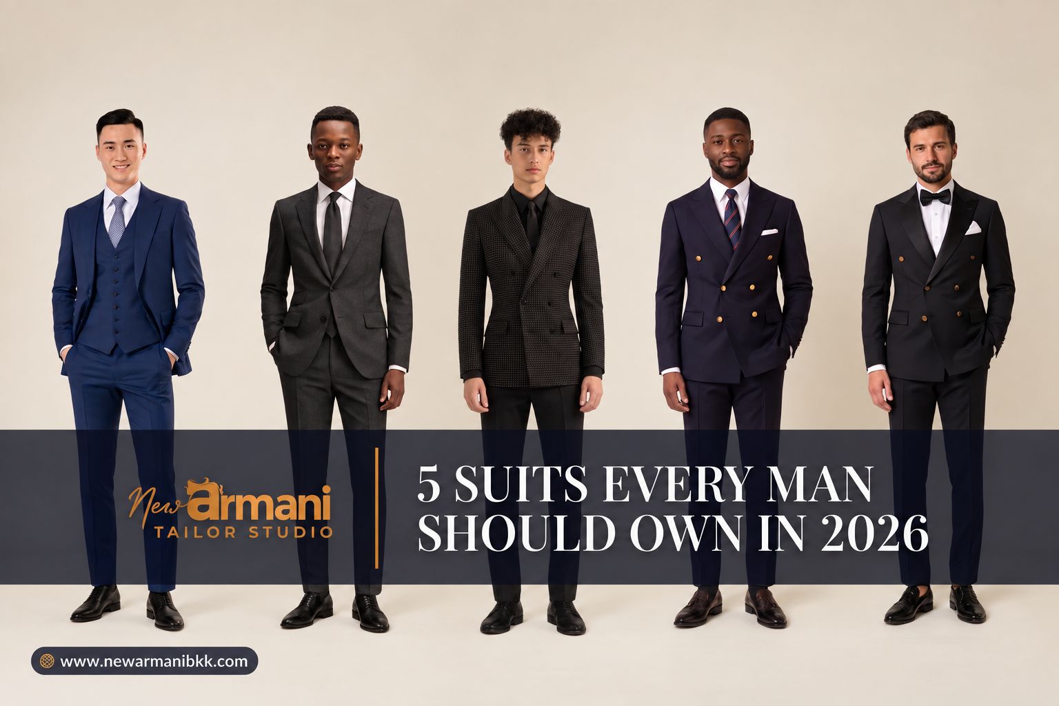 5 Suits Every Man Should Own in 2026