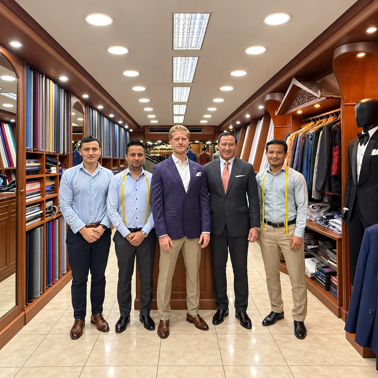 Master tailor at New Armani Tailor Studio
