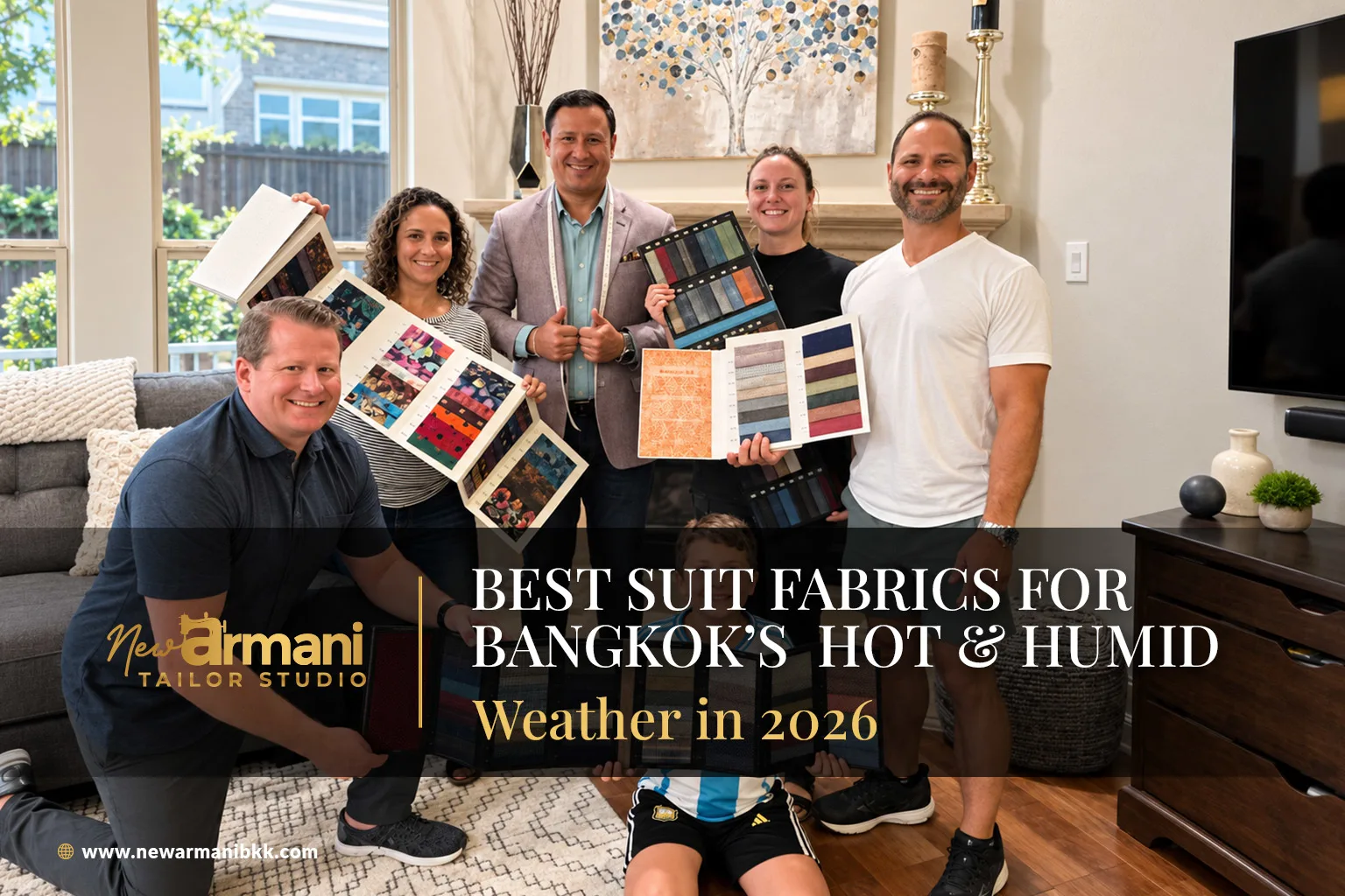 Best Suit Fabrics for Bangkok’s Hot & Humid Weather in 2026