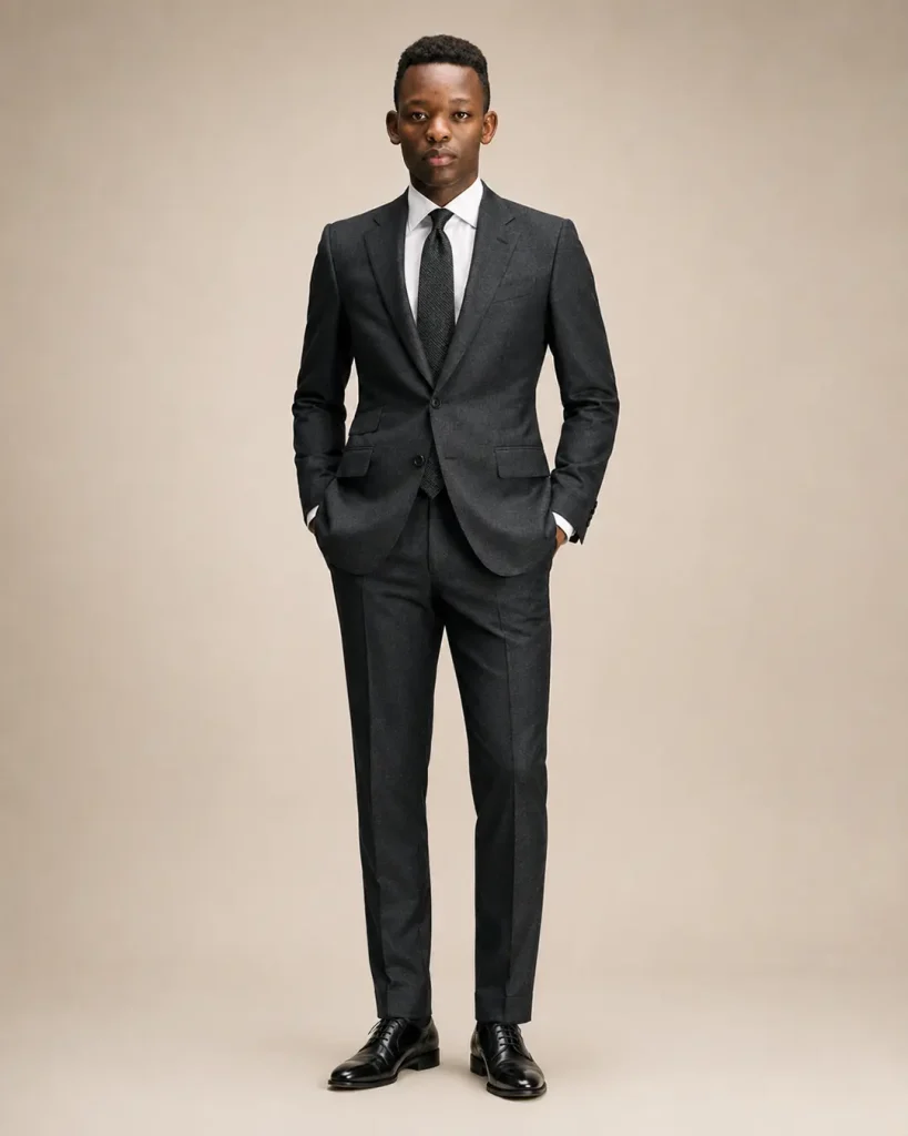 Charcoal Grey Tailored Suit