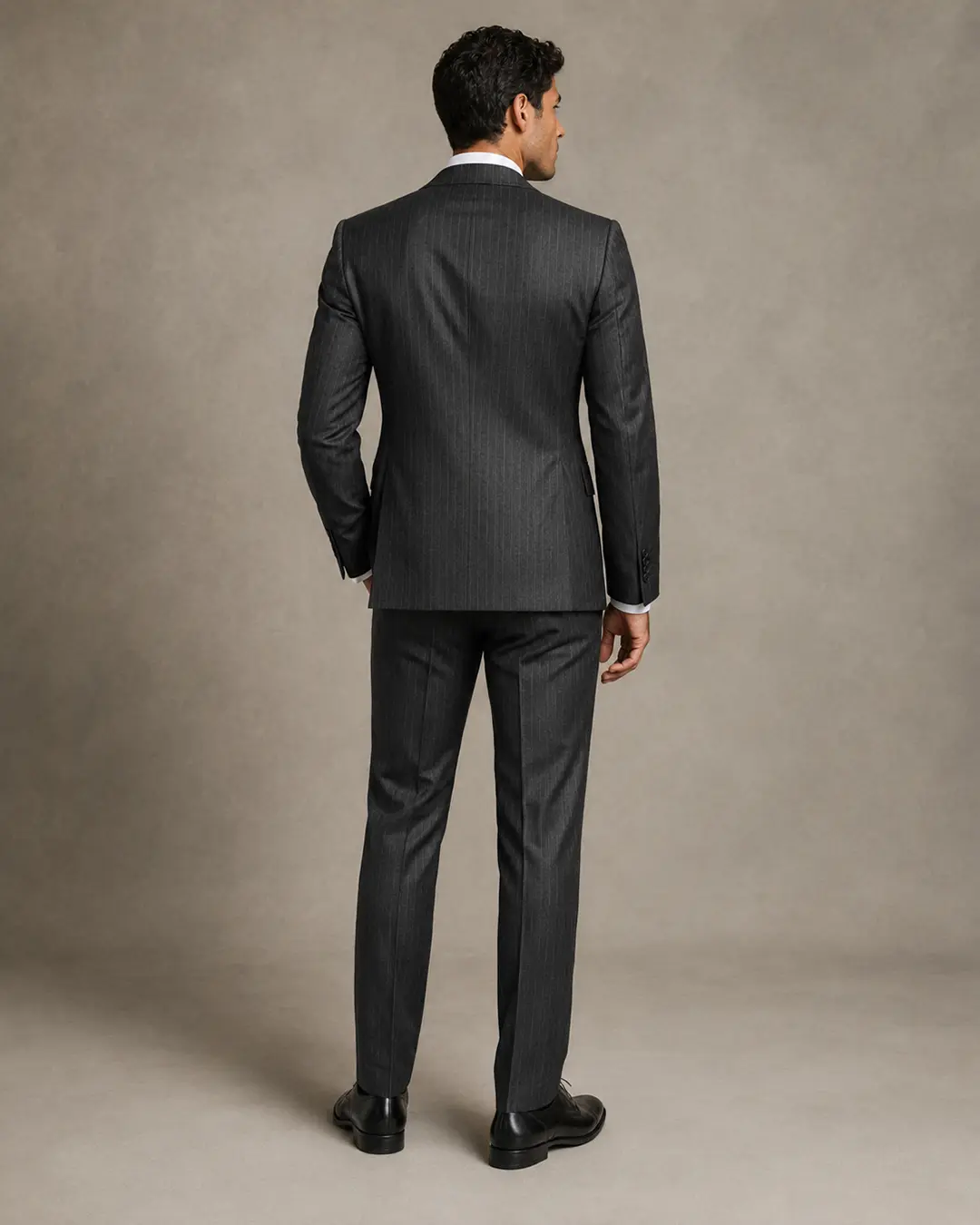 Charcoal Pinstripe Tailored Suit