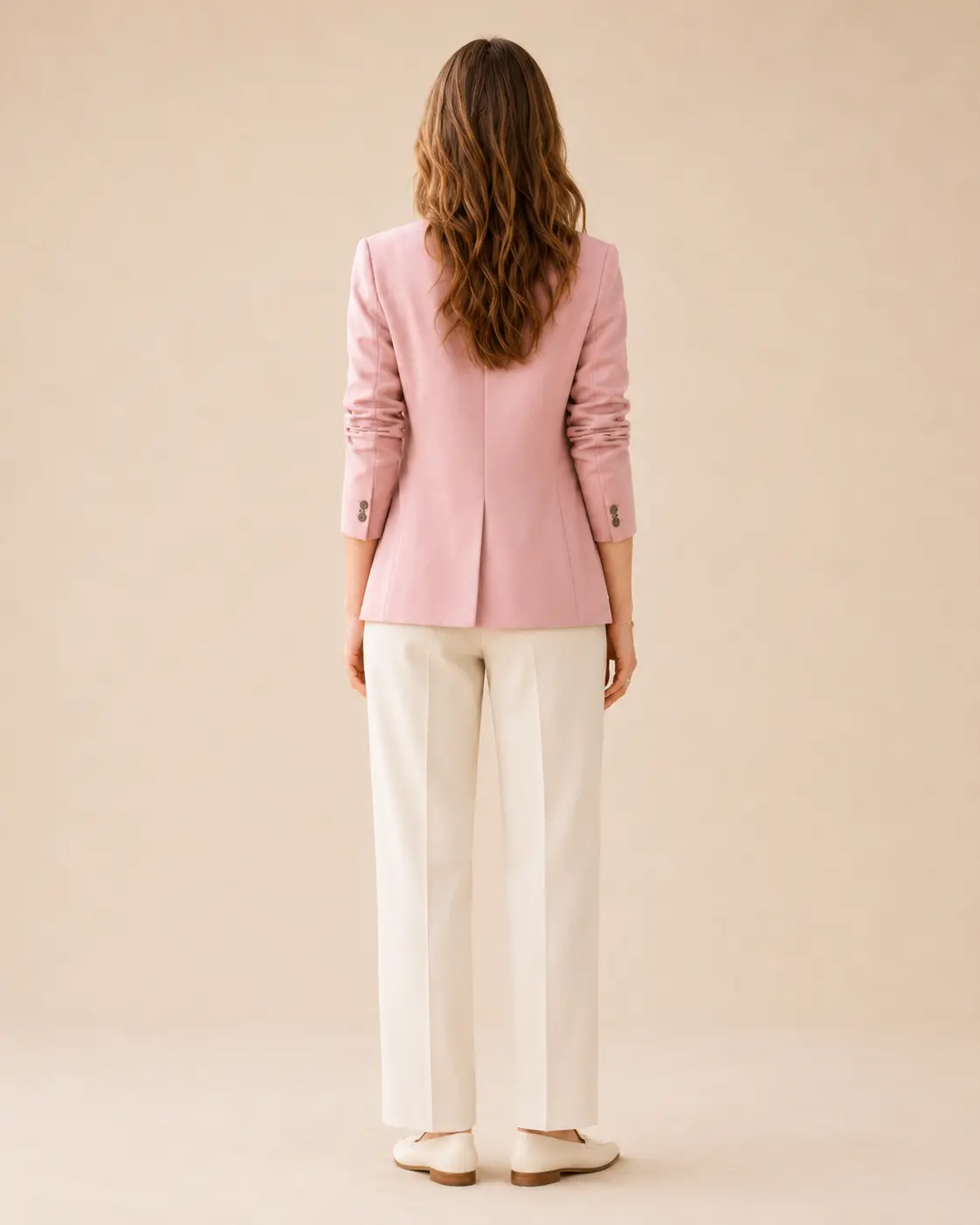 Blush Pink Tailored Blazer