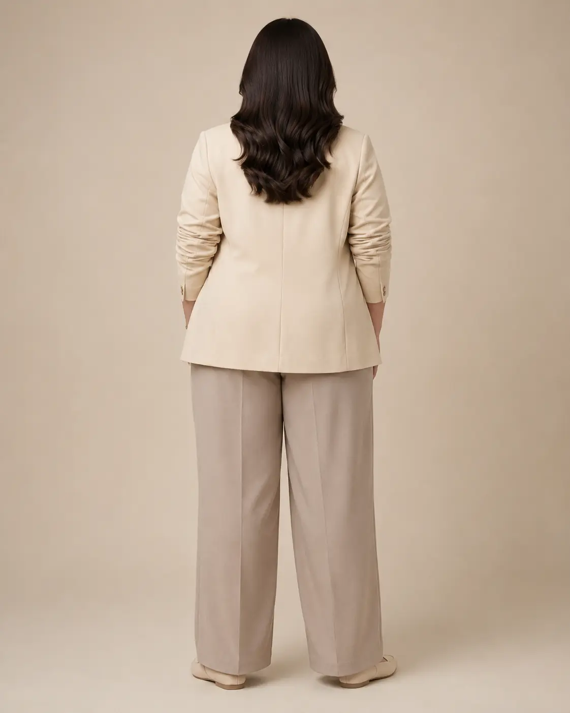 Ivory Single-Breasted Tailored