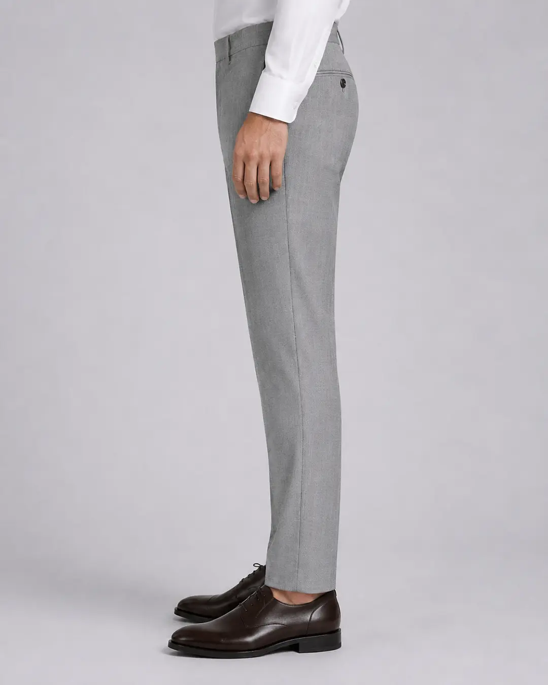 Light Grey Tailored Dress Trousers