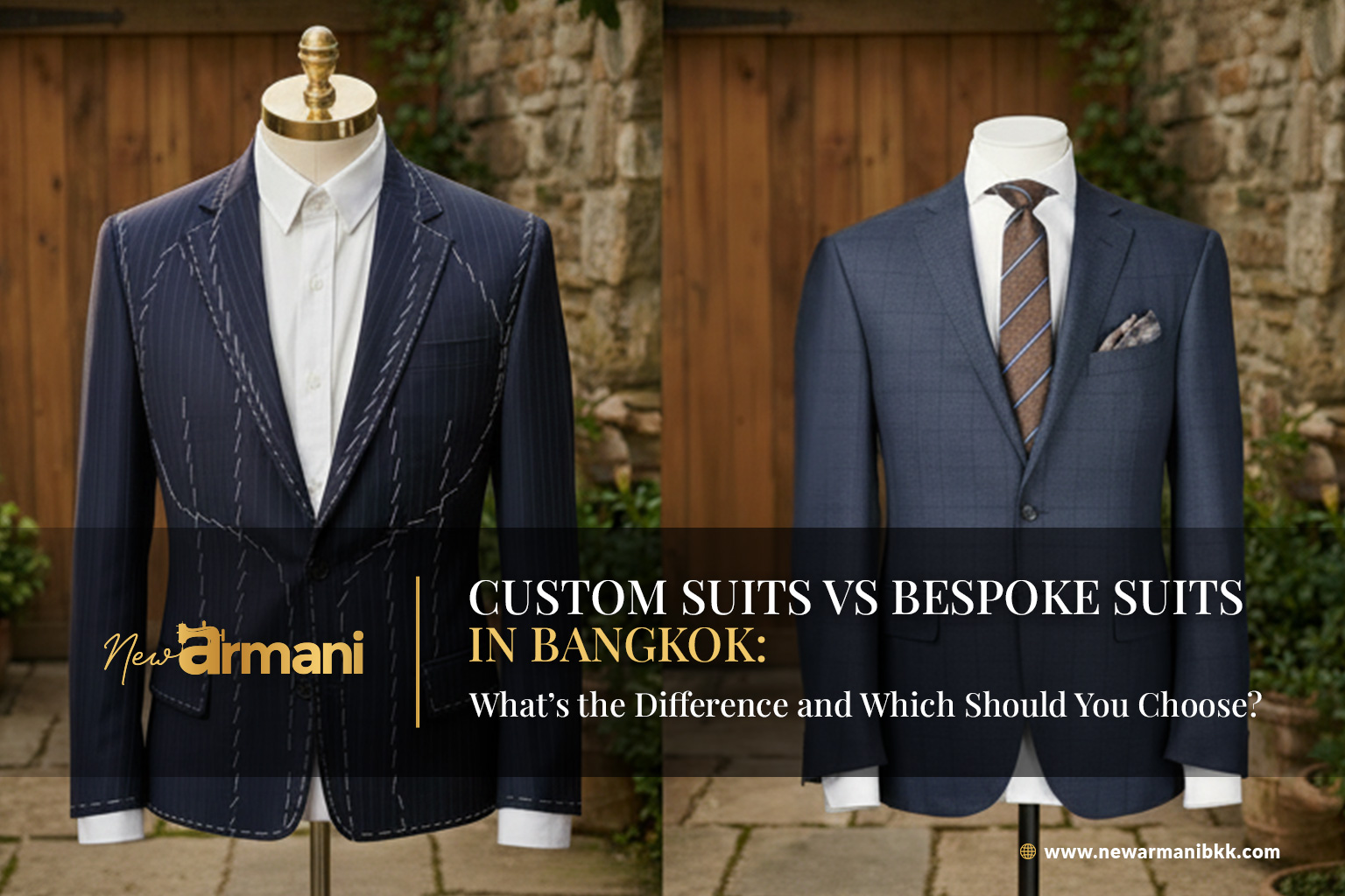 Custom Suits vs Bespoke Suits in Bangkok: What’s the Difference?